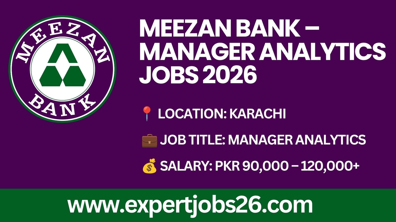 Best Meezan Bank Jobs in Karachi 2026 Apply Online