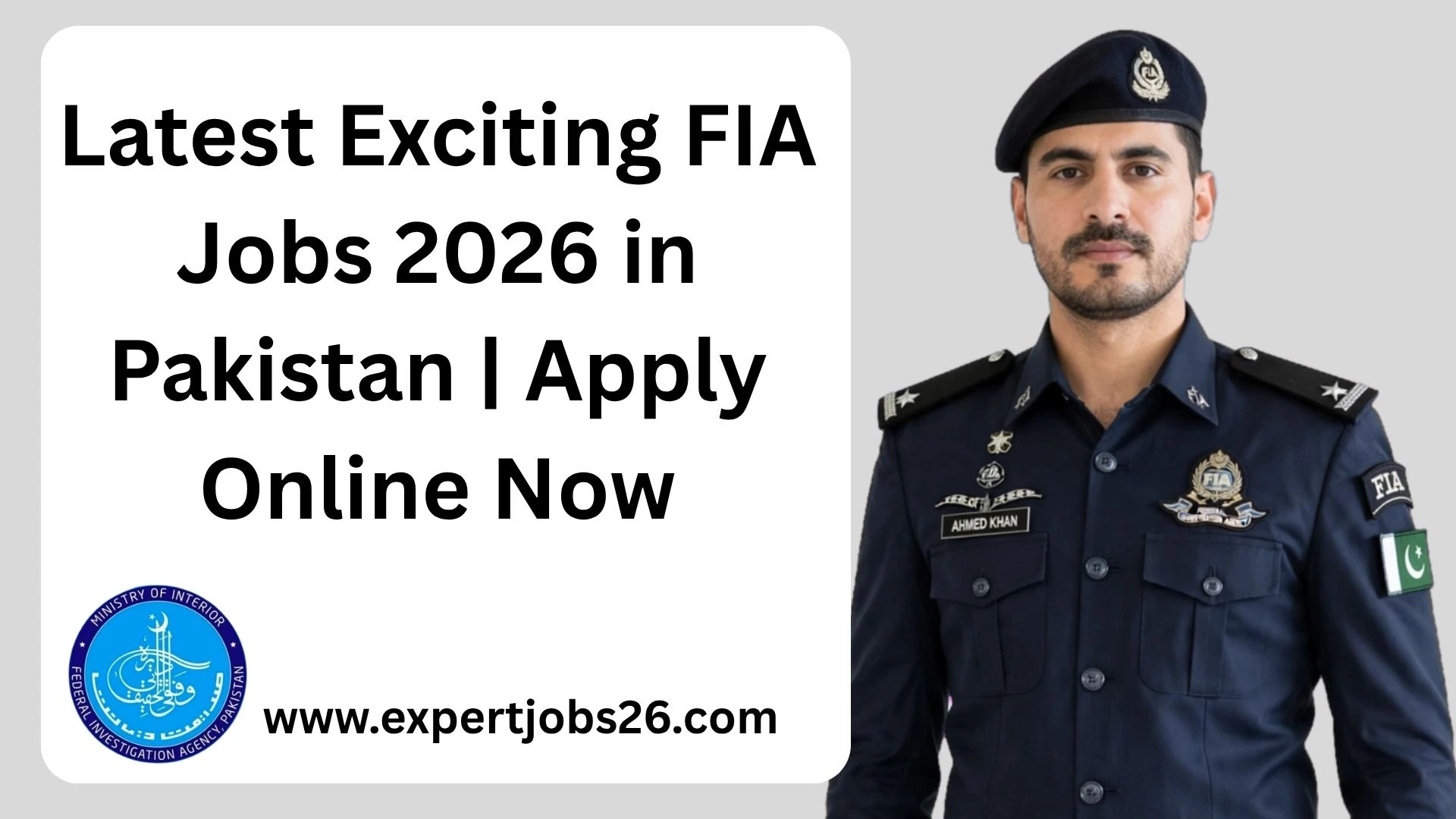 Latest Exciting FIA Jobs 2026 in Pakistan | Apply Online