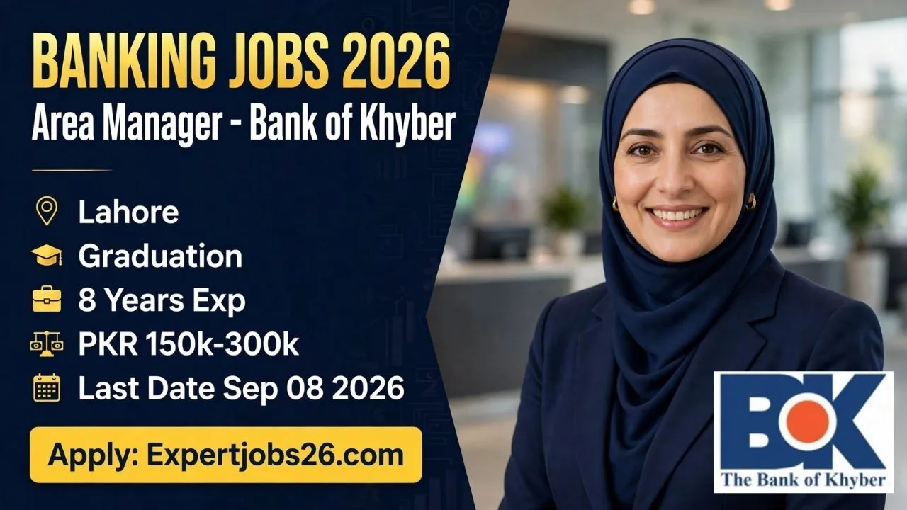Exciting Banking Jobs 2026 Area Manager at Bank of Khyber in Lahore