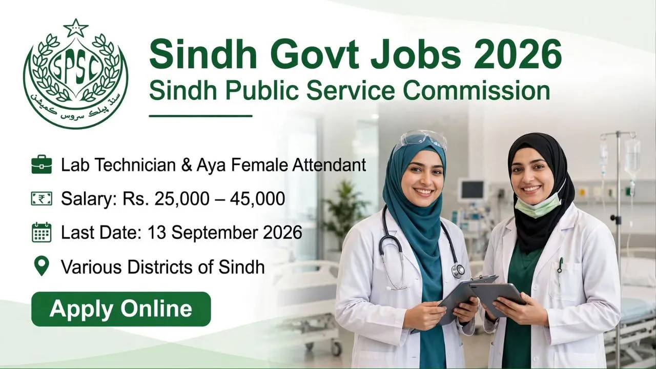 Exciting Sindh Govt Jobs 2026 at PPHI Sindh Apply Online