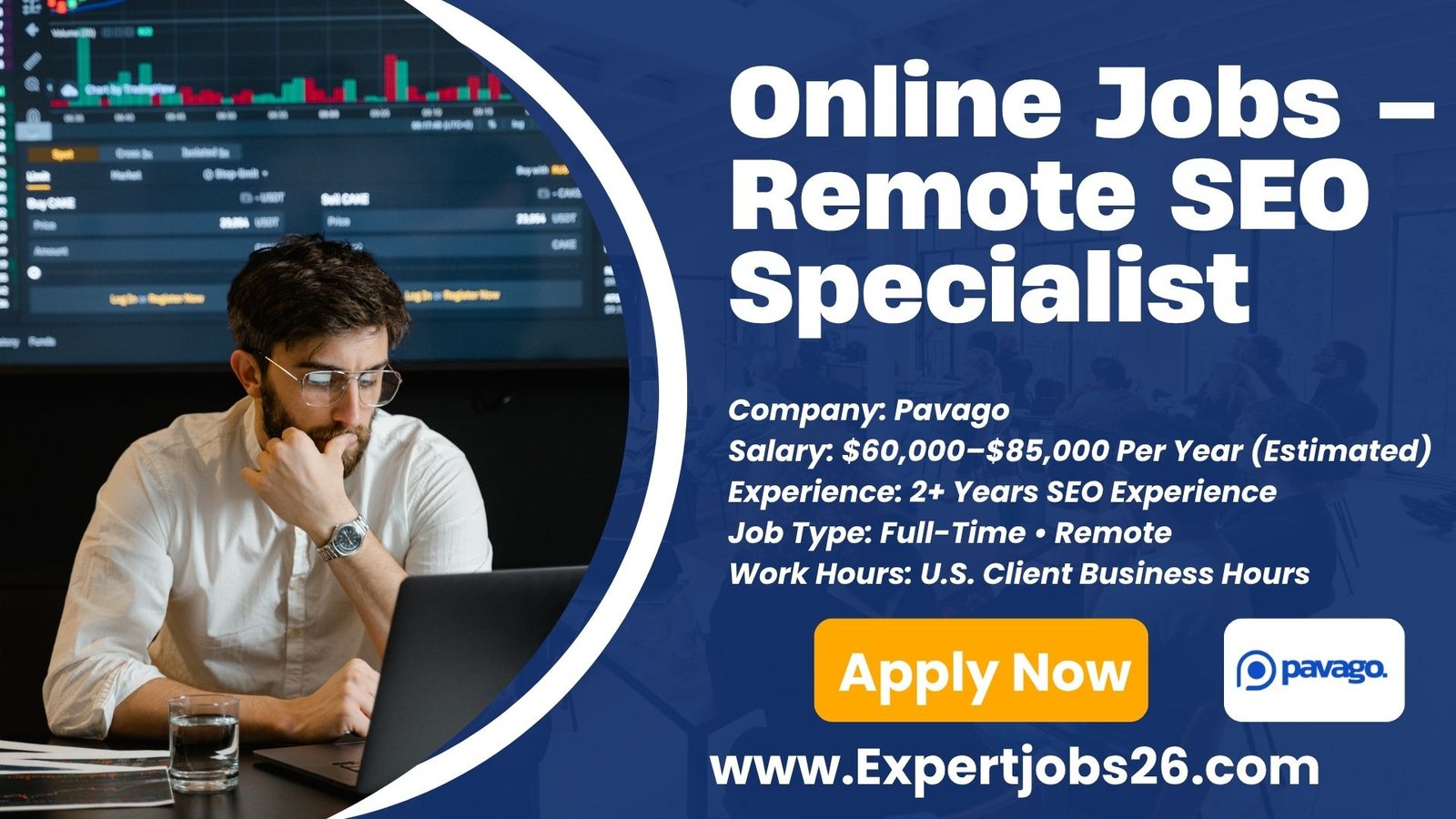 Great Online Jobs Remote SEO Specialist at Pavago