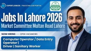 Jobs In Lahore 2026 at Market Committee Great Career Opportunity