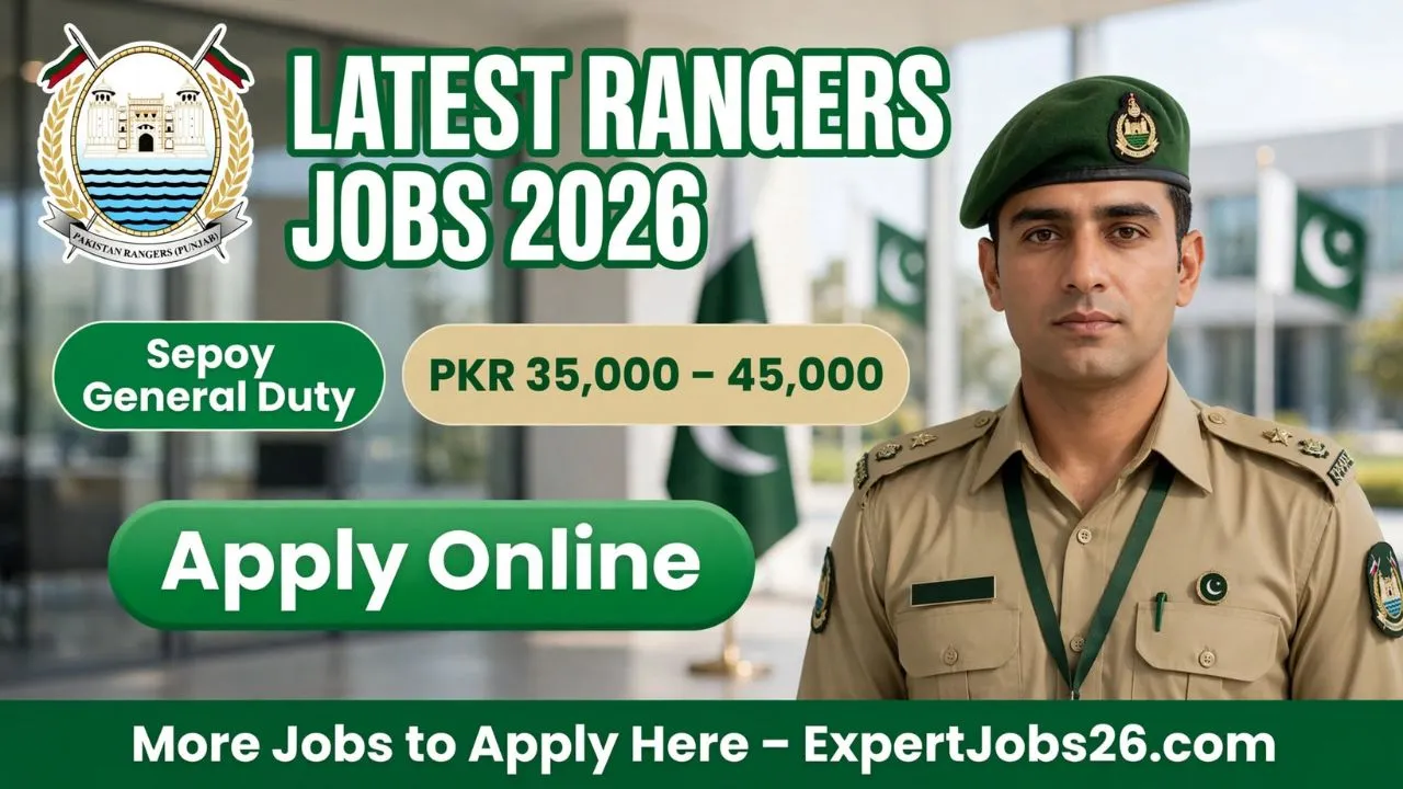 Latest Rangers Jobs in Pakistan 2026 Apply Online